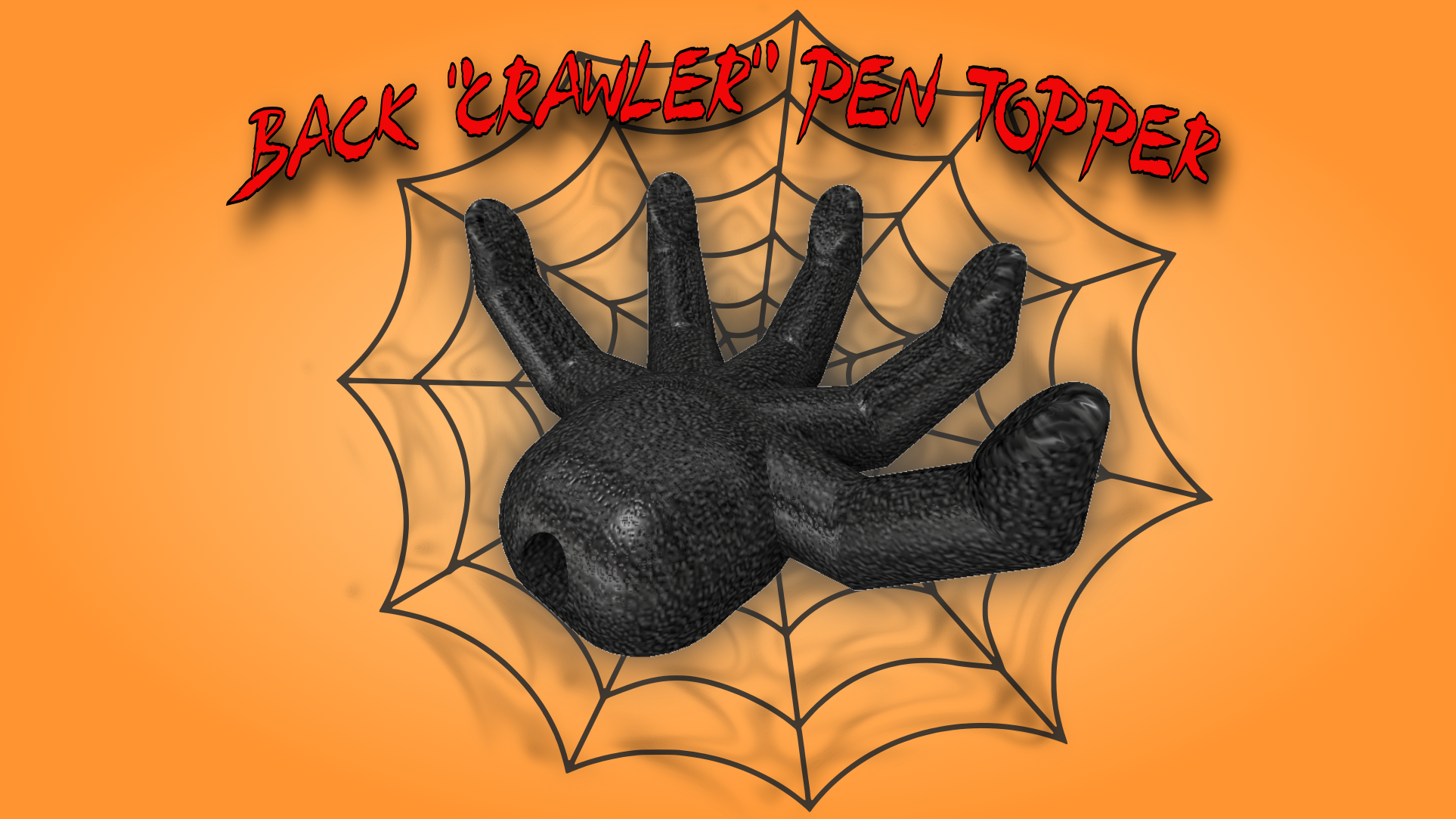 Back "Crawler" Pen Topper