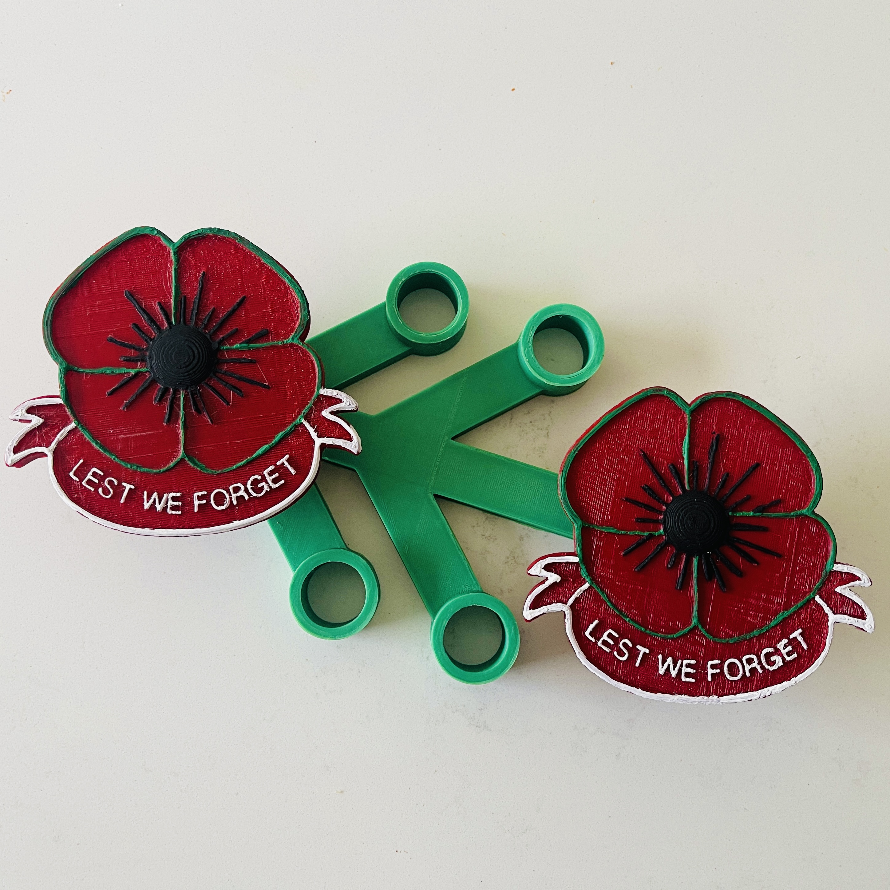 Lest We Forget Poppy (Remembrance Day) for Giant LEGO Wreath