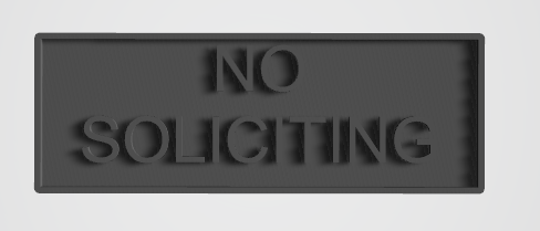 No Soliciting Sign — miniatura 2