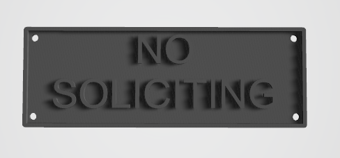 No Soliciting Sign — miniatura 4
