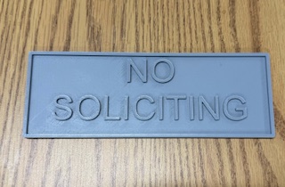 No Soliciting Sign — miniatura 5