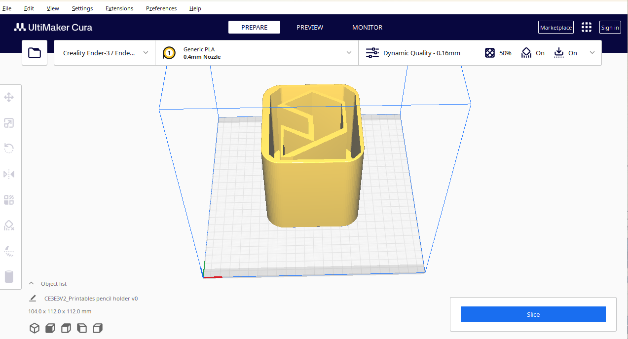 Prusa Printables Pencil holder