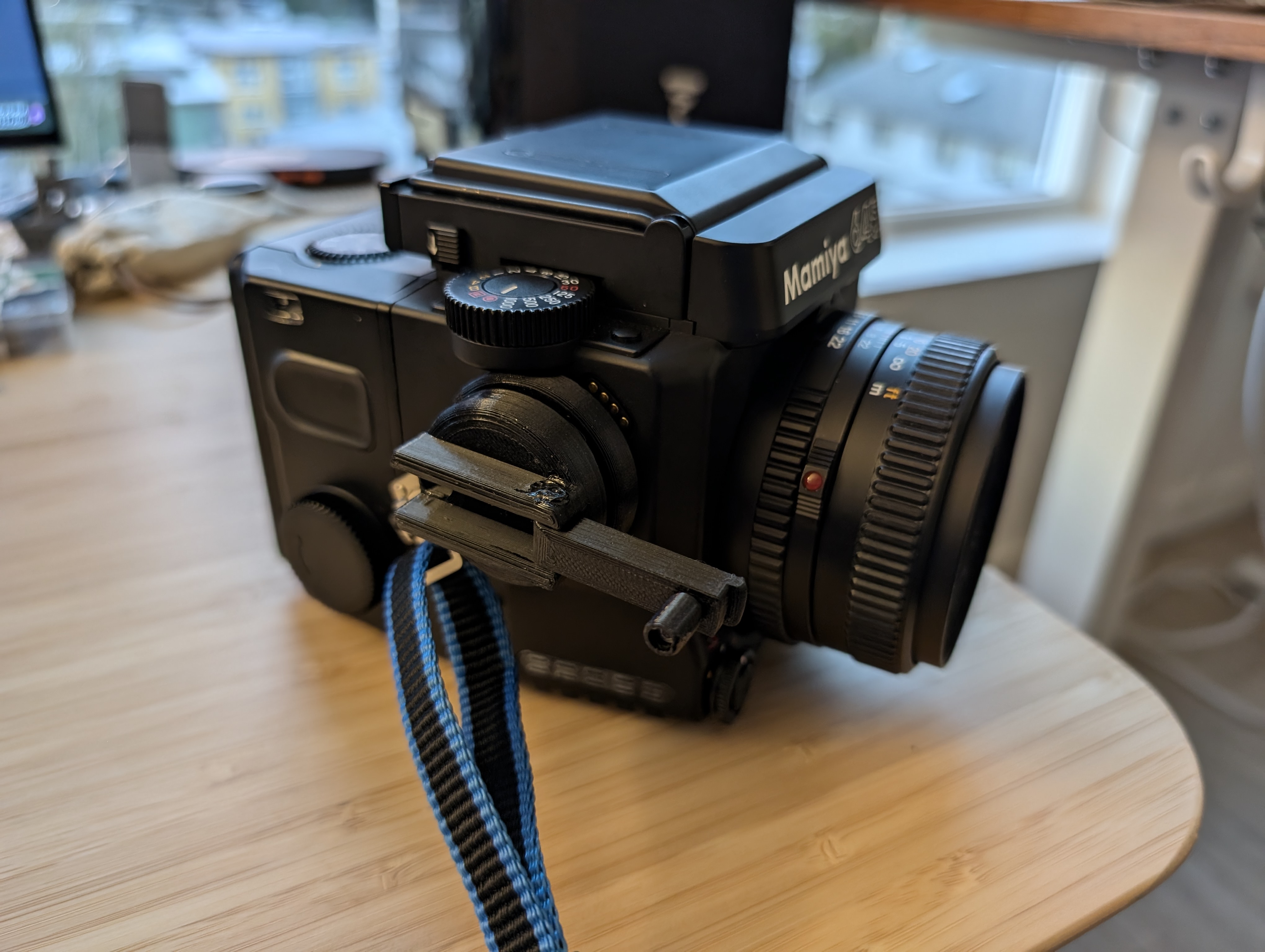 Easier Fitting Mamiya 645 Super Pro TL Crank (PETG)