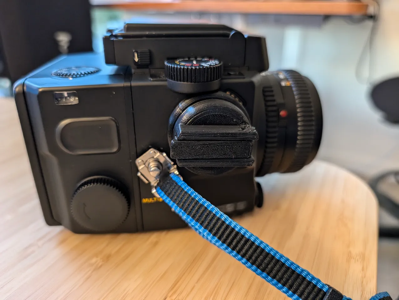 Easier Fitting Mamiya 645 Super Pro TL Crank (PETG) by ParkyCat