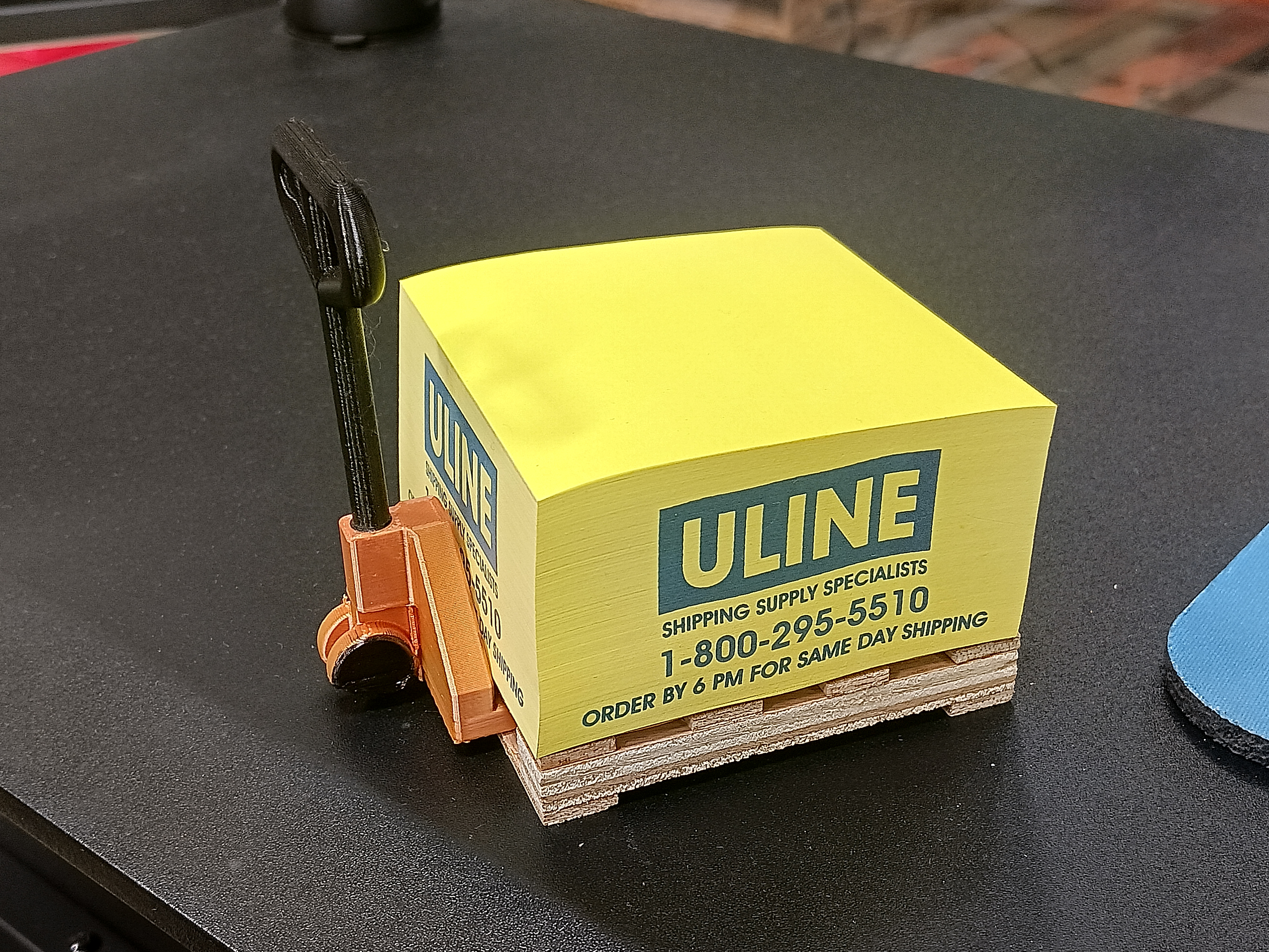 Pallet Jack for Uline Sticky Notes