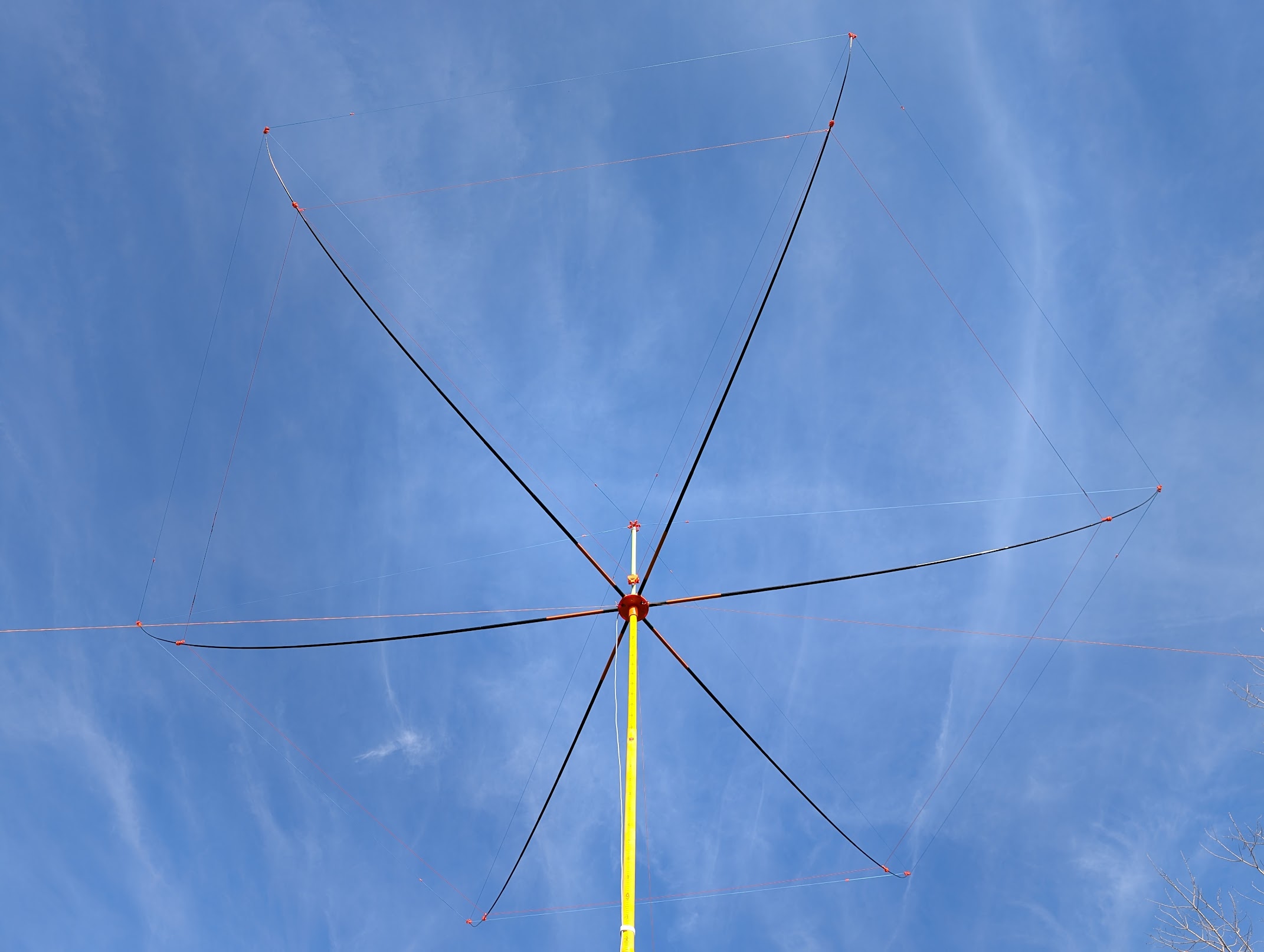 Portable Hex Beam Antenna Using Fishing Rods by scarrson Download