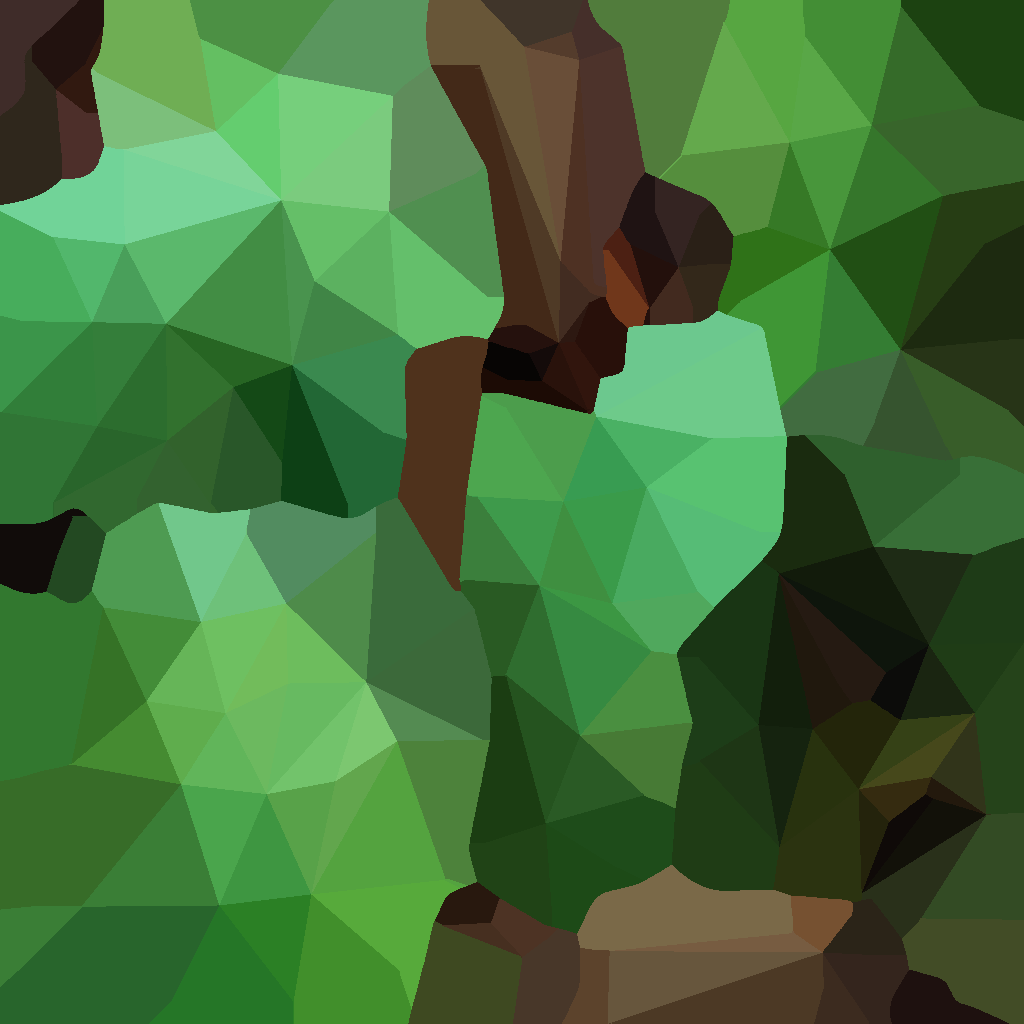 Miniatura 2 do modelo 3D Low poly tree