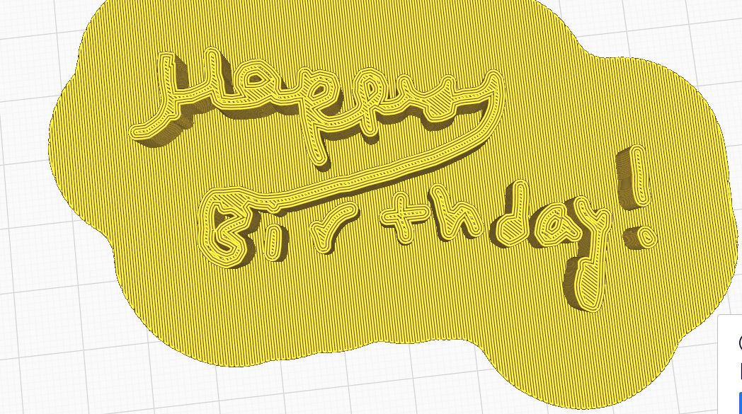 happy birthday sign its simple really