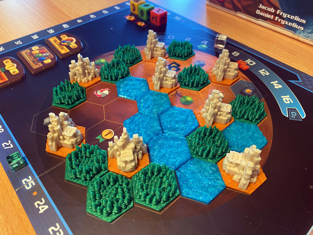 TERRAFORMING MARS The Dice Game 26mm Tiles