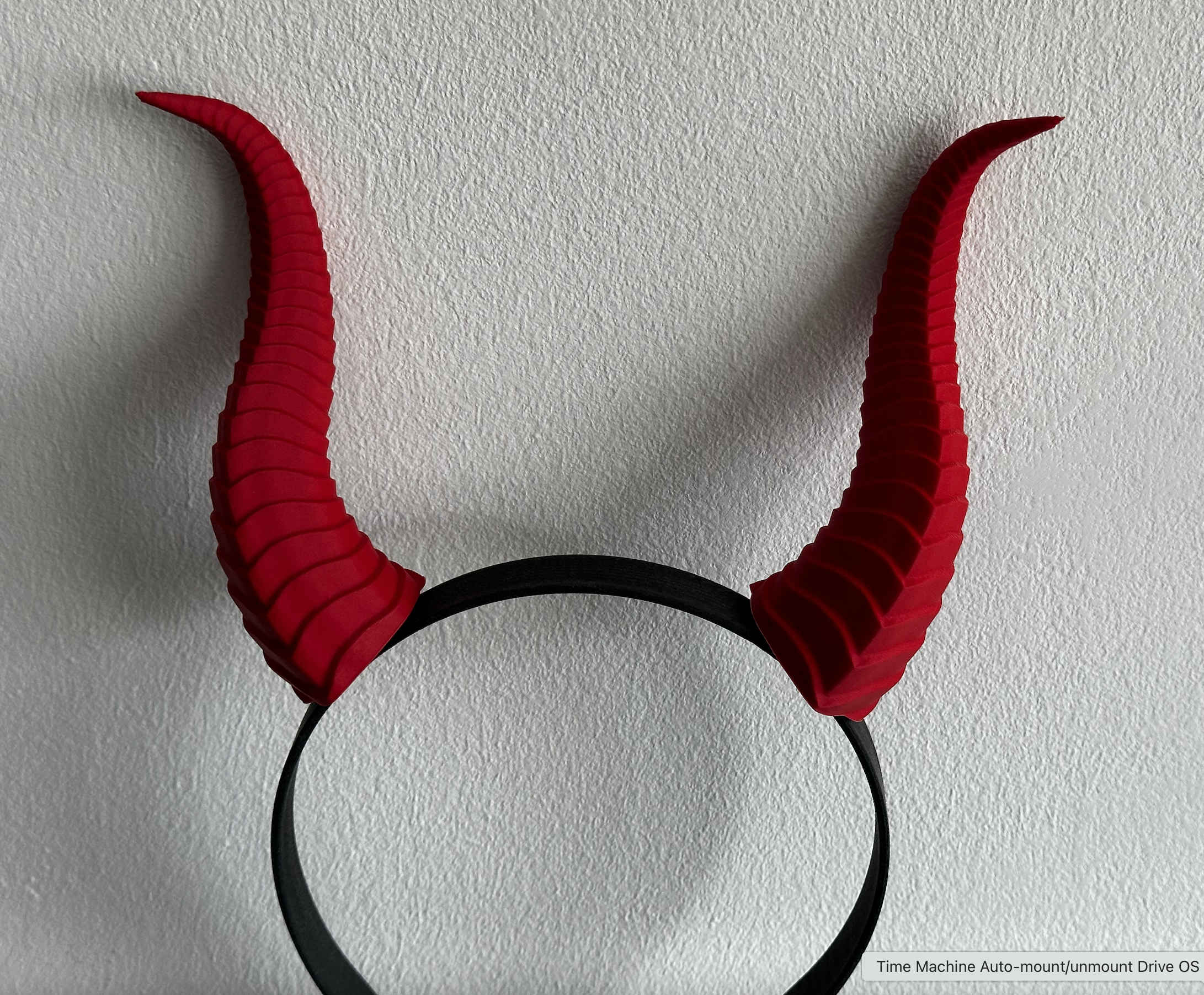 Horns on hairband 3D model thumbnail