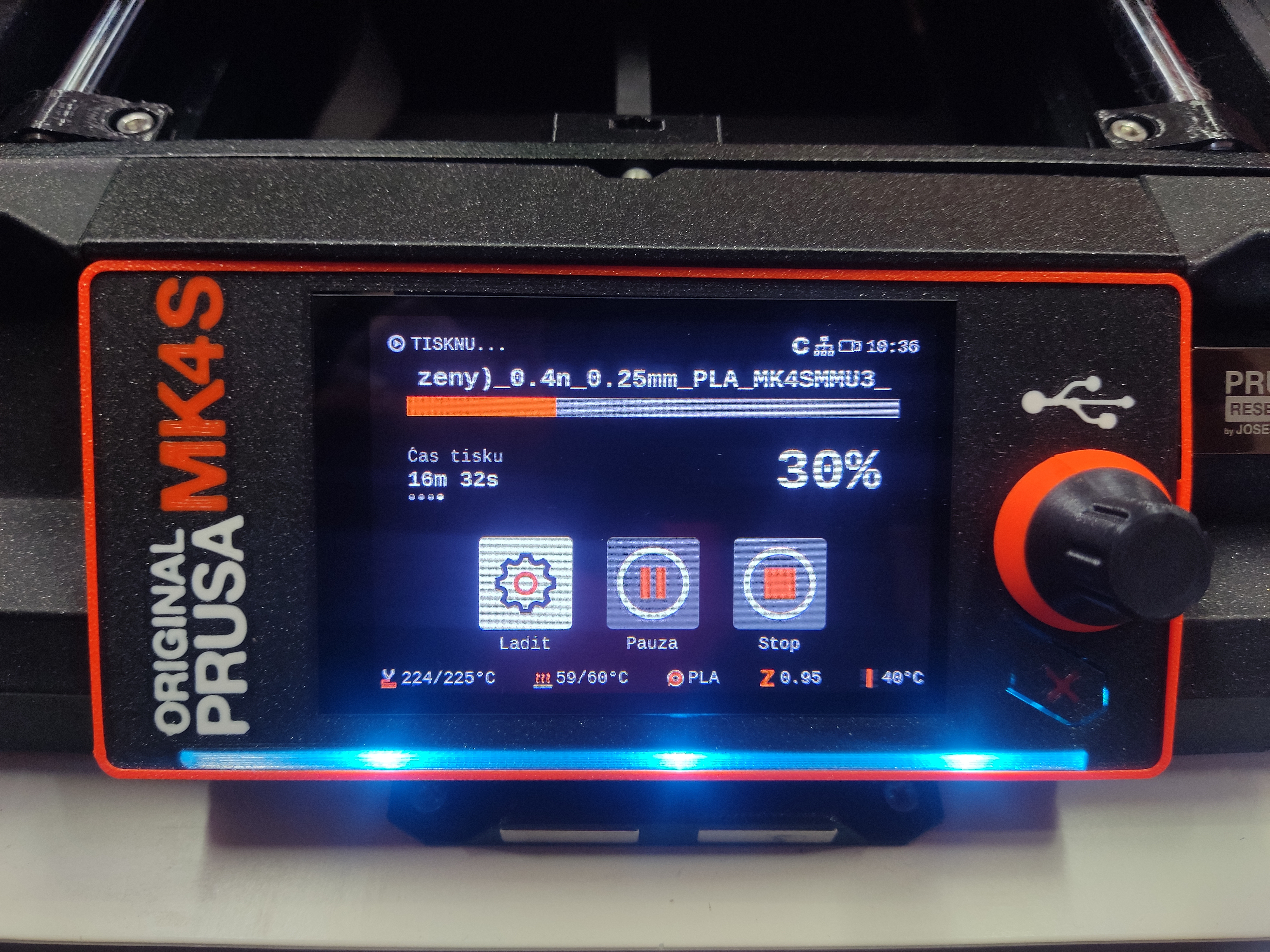MK4S cover LCD