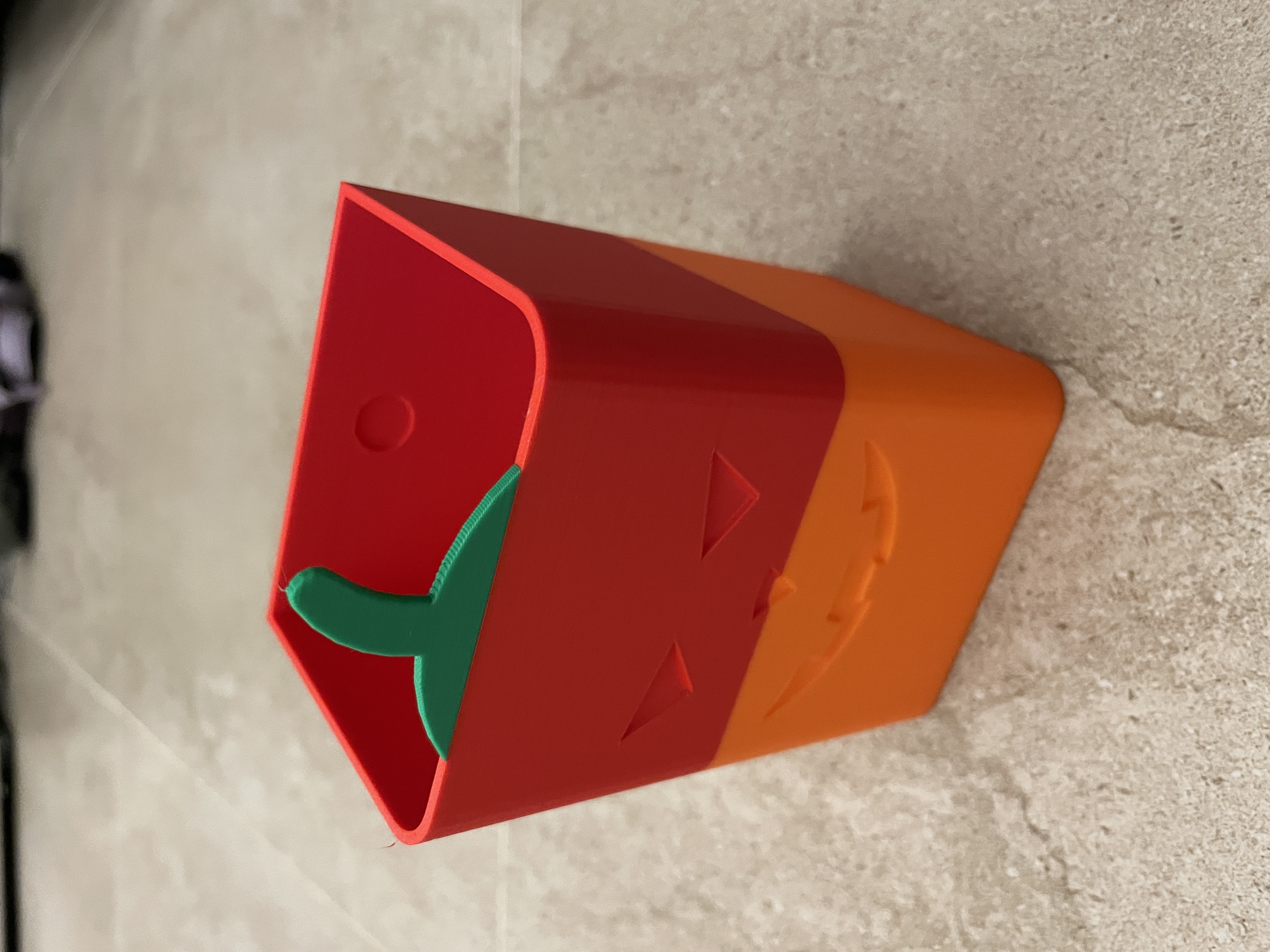 Halloween - Poop chute bin for Bambu P1S