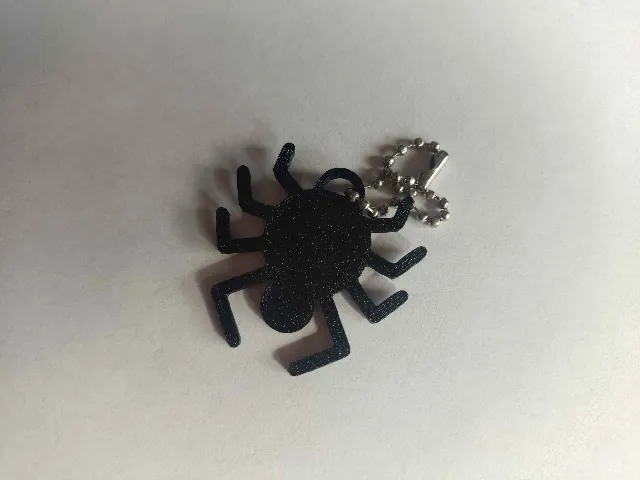 Spider keychain