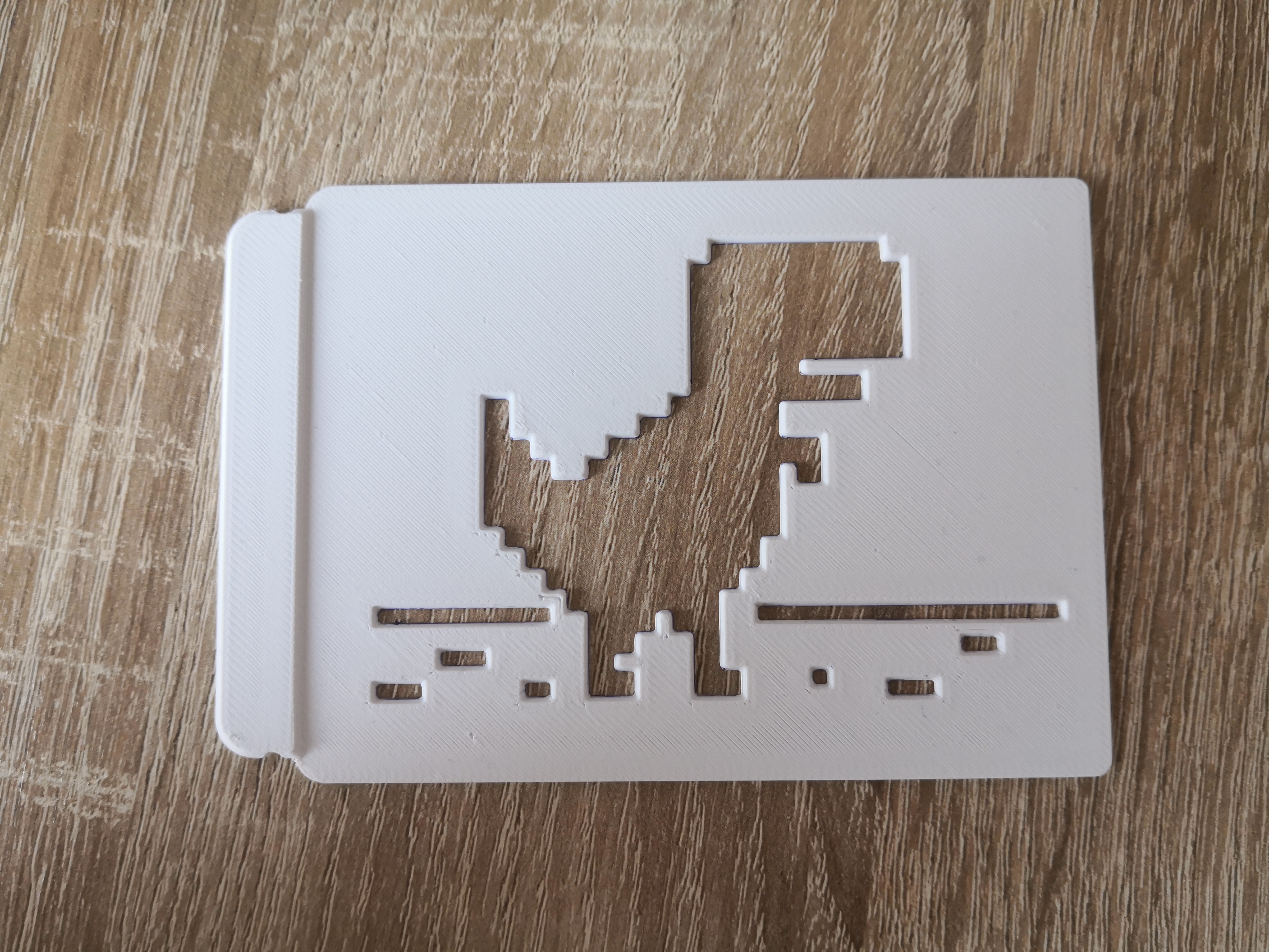 Stencil Book TRex (Chrome offline game) Stencil by pedRamezani