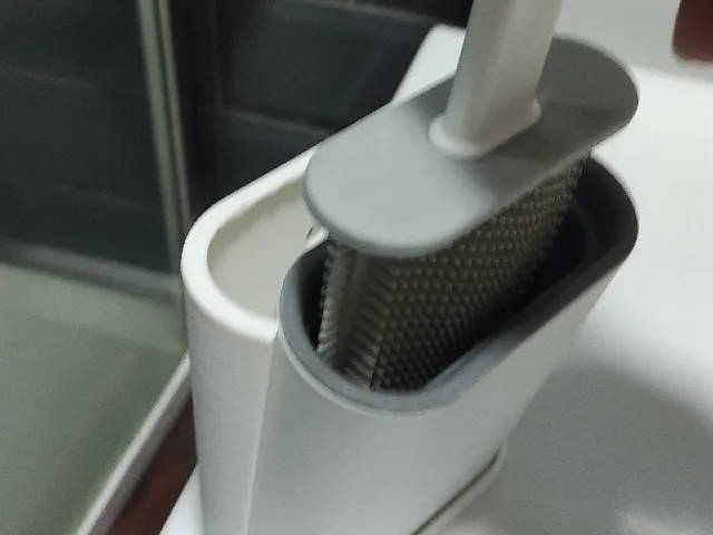 Toilet brush wall bracket