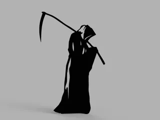 Grim Reaper Wall Decoration by LeTTDesign | Download free STL model ...