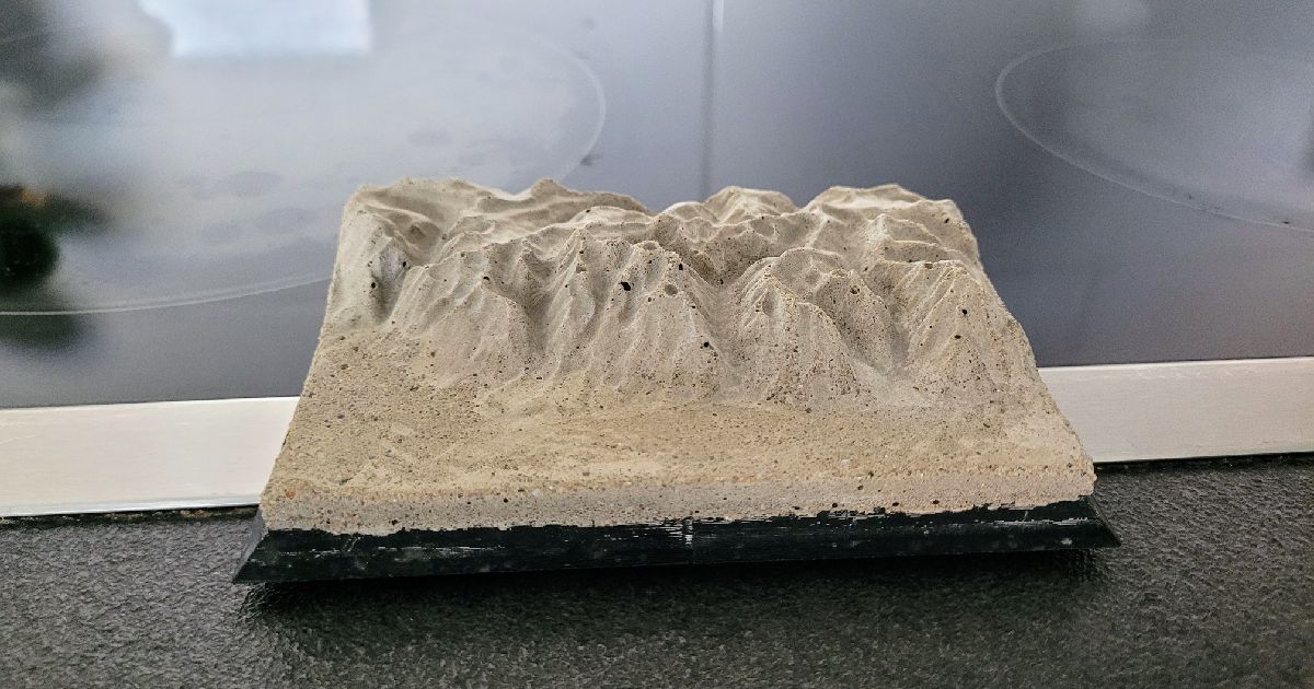 Concrete Mold "Grand Teton National Park" by AmyRayn Download free