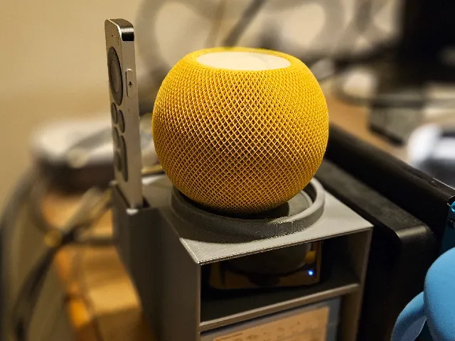 Magic TV and Home Pod Mini with storage