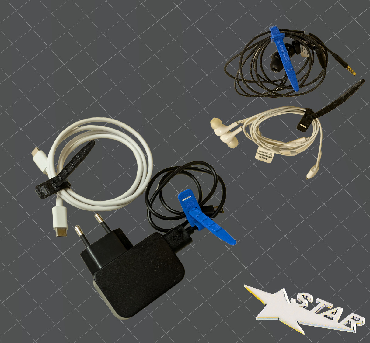 Miniatura 2 do modelo 3D Kabelbinder / cable ties