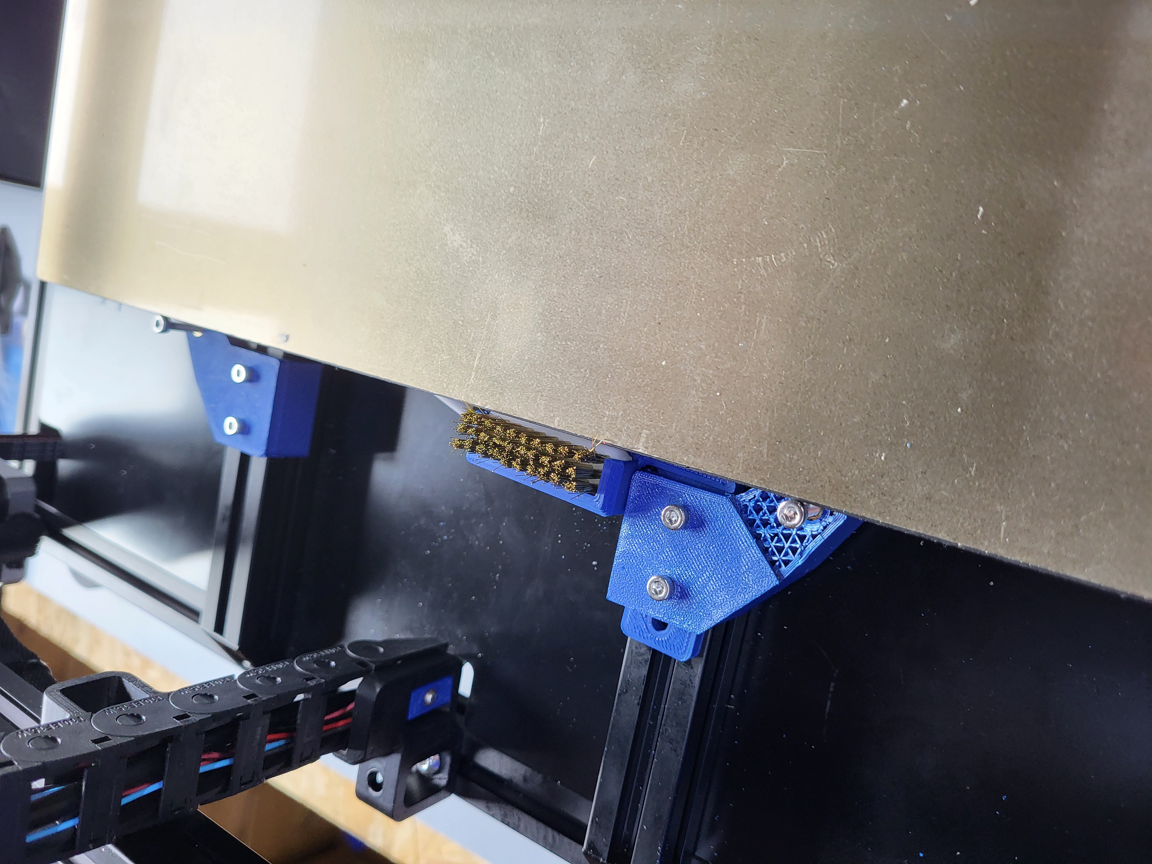 Voron 2.4 Bed Stop/Aligner + Nozzle Scrubber/Brush