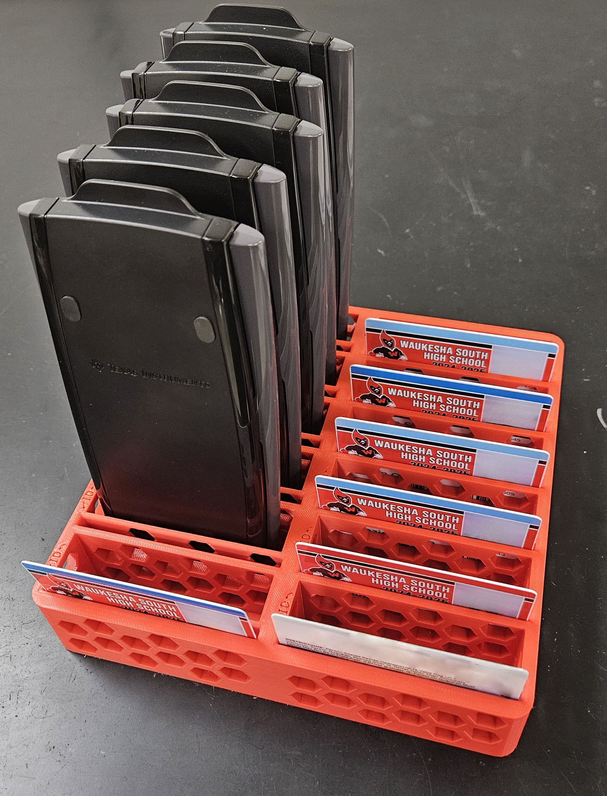 classroom calculator caddy