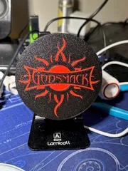 Godsmack Logo Coaster by bullrich | Download free STL model ...