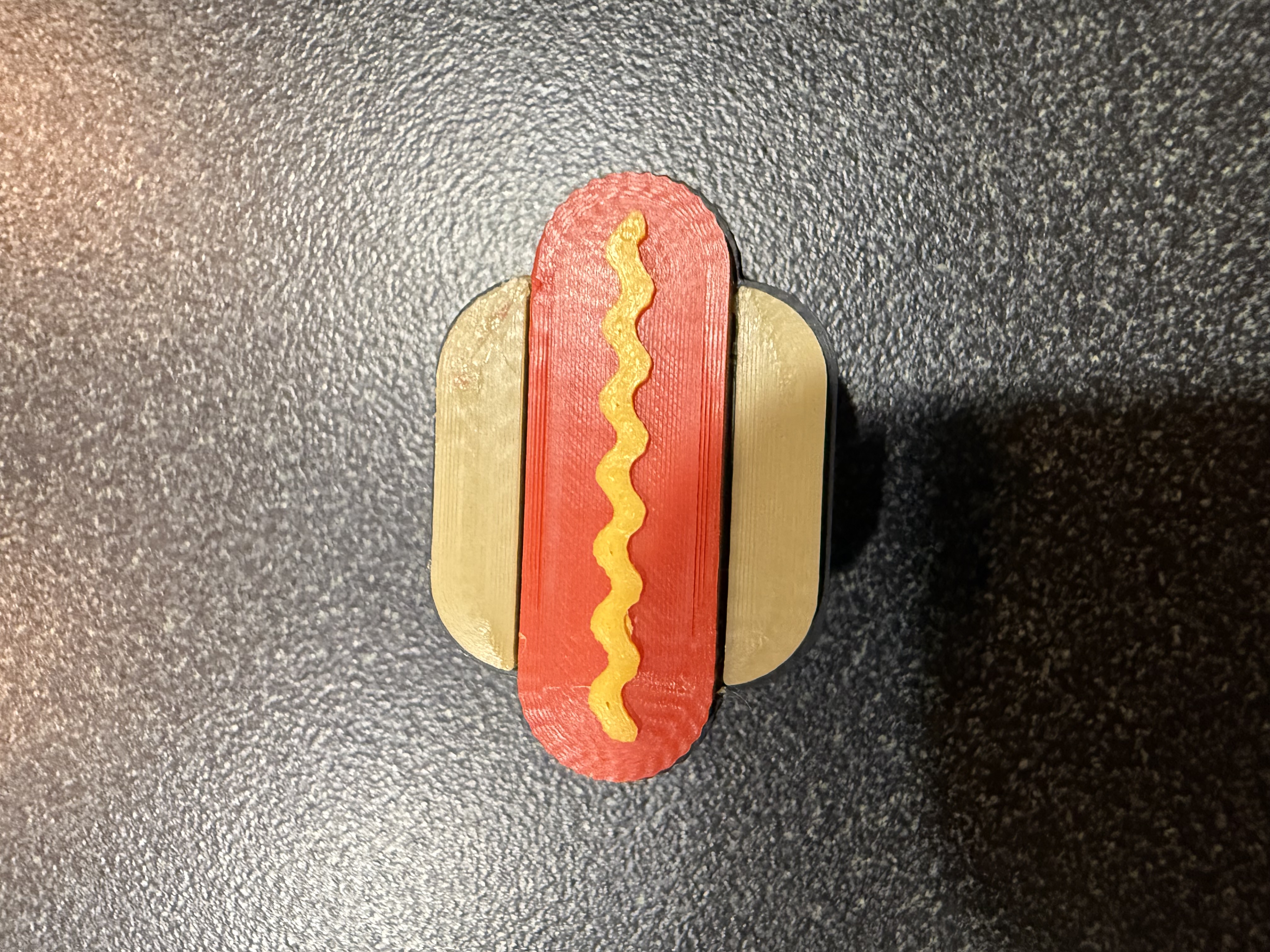 Hotdog Jibbitz (minimal filament swaps)