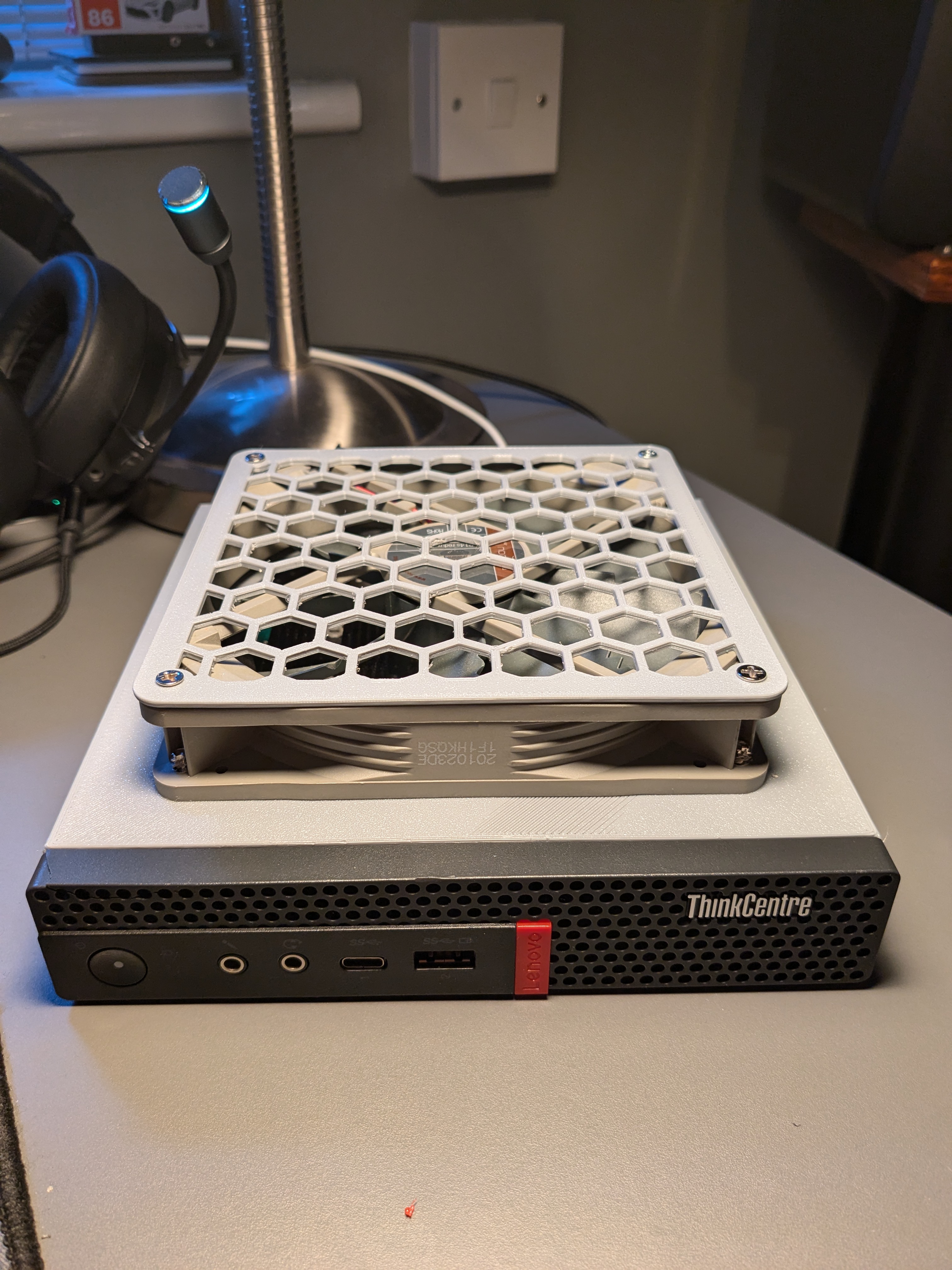 Lenovo Tiny M720Q M720X M920X Top Cover Chassis Lid with 120 or 140mm