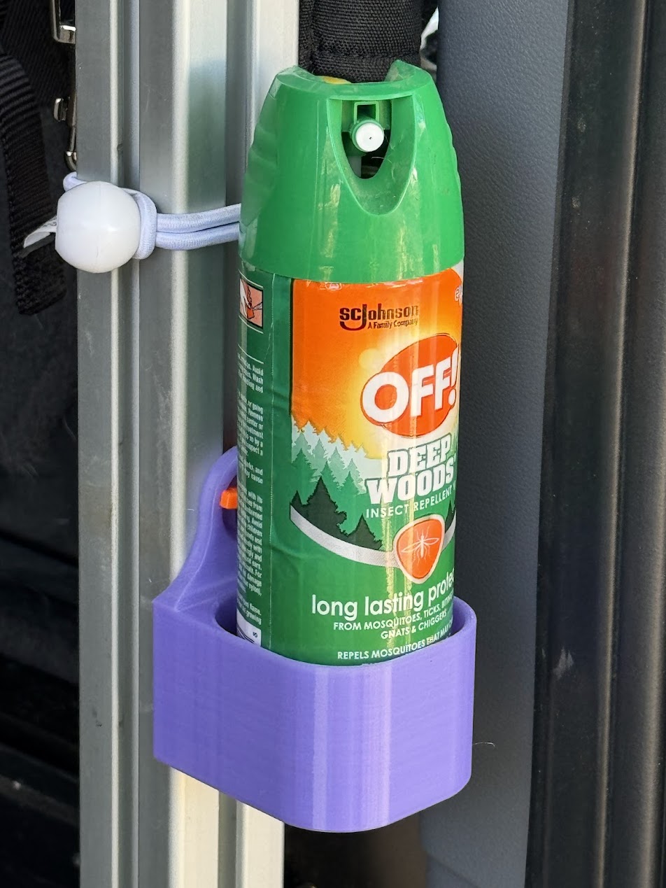 t-clip and peglock bug spray bin