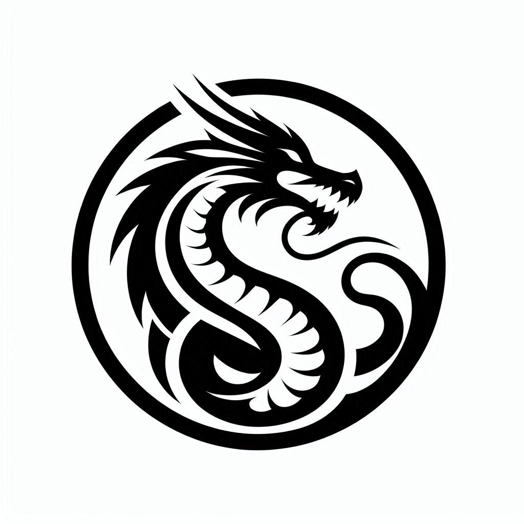 Dragon ornaments (13) - set of three
