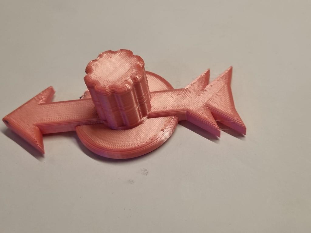 Kind of dice / Drehpfeil 10,4cm