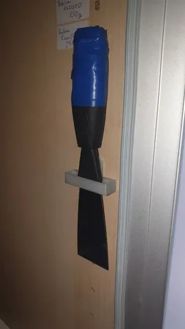 Simple scraper wall holder