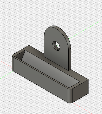 Miniatura 2 do modelo 3D Simple scraper wall holder