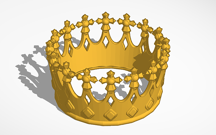 Gold Crown By Isabel Garza 