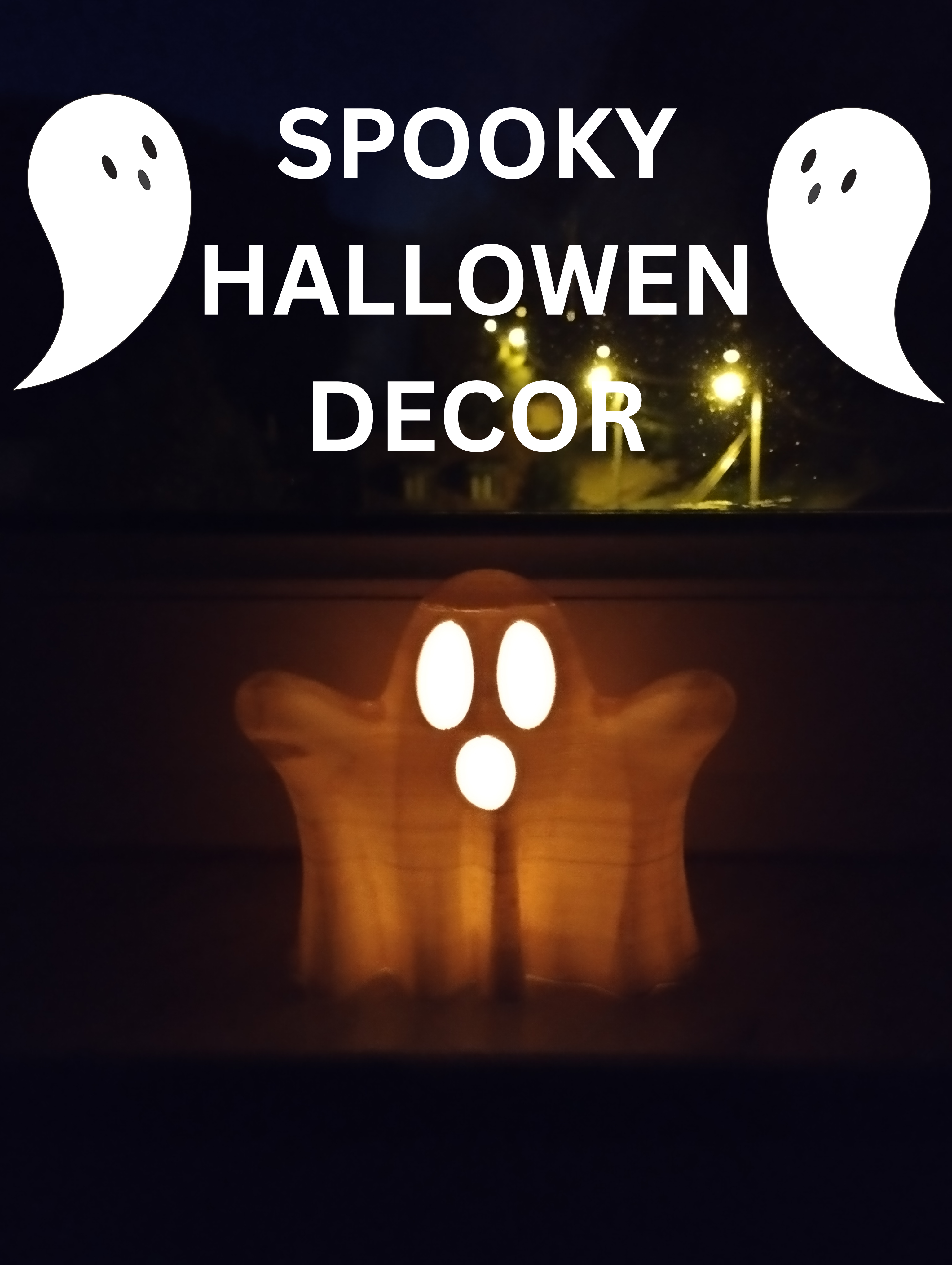 Print in place Halloween glowing ghost