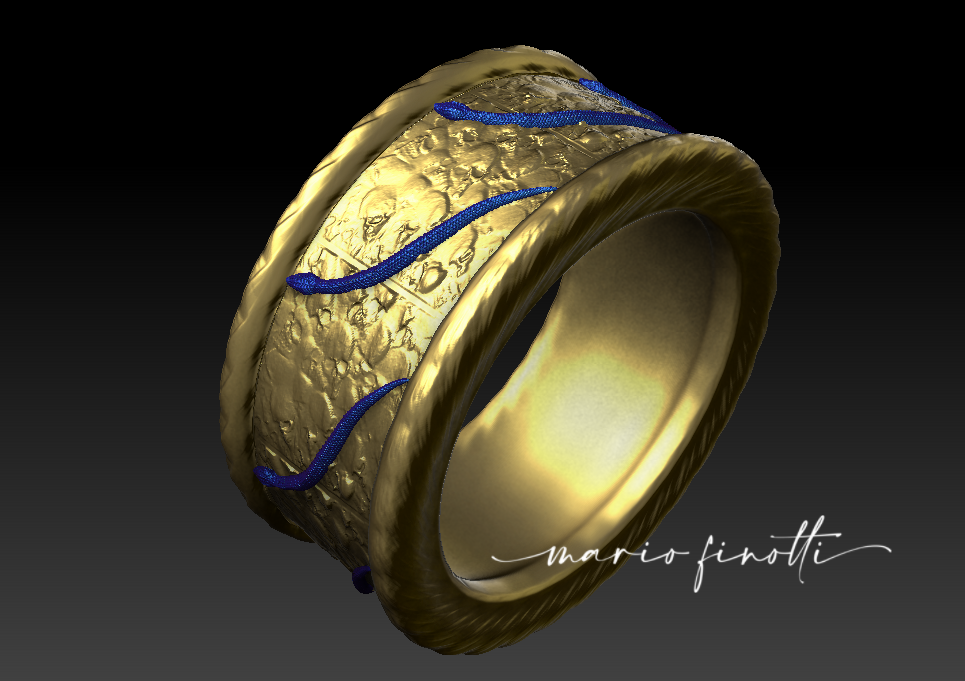 Miniatura 2 do modelo 3D Snake Ring