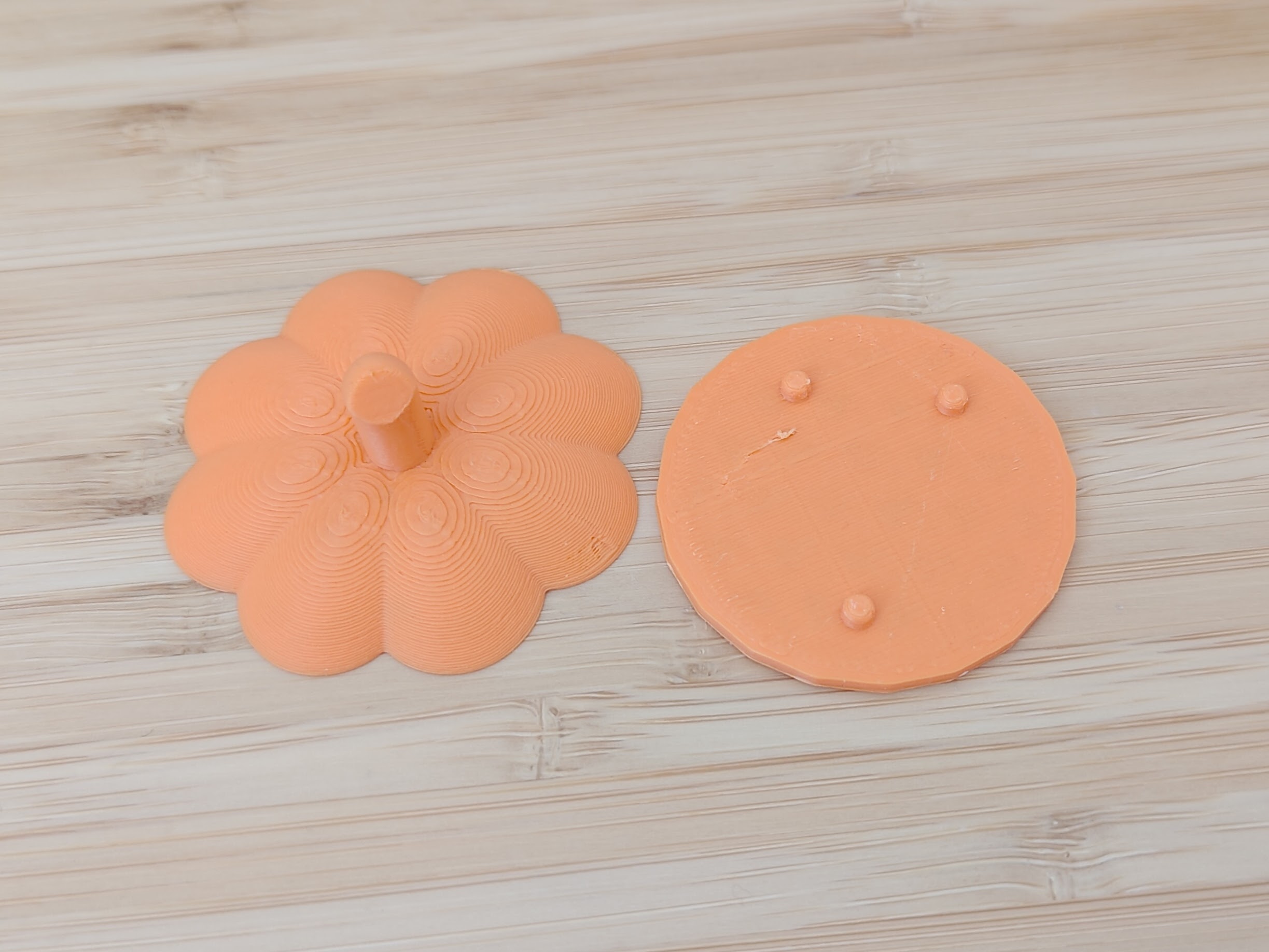 Miniatura 3 do modelo 3D Pumpkin TeaLight Lid