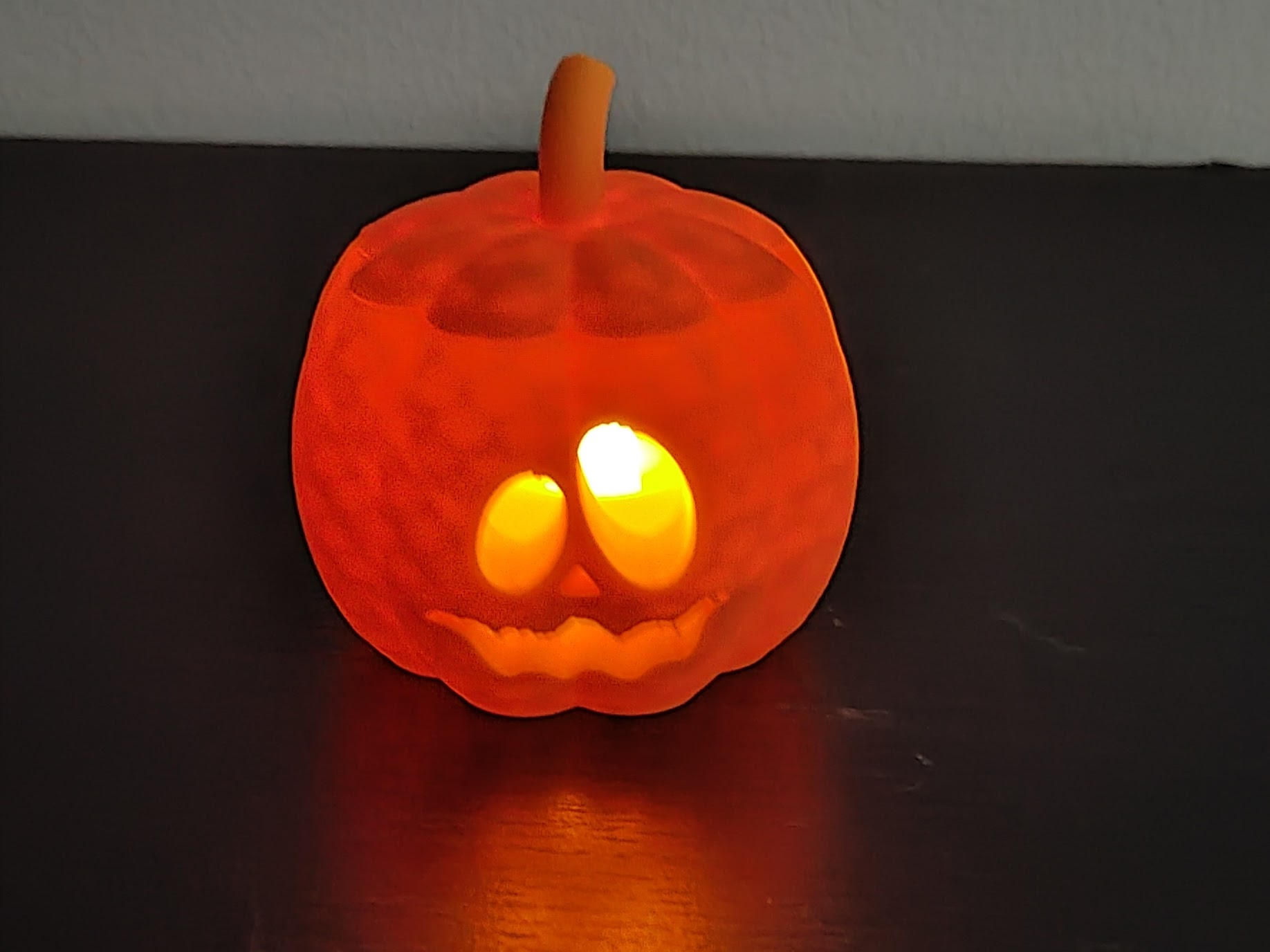 Pumpkin TeaLight Lid 3D model thumbnail