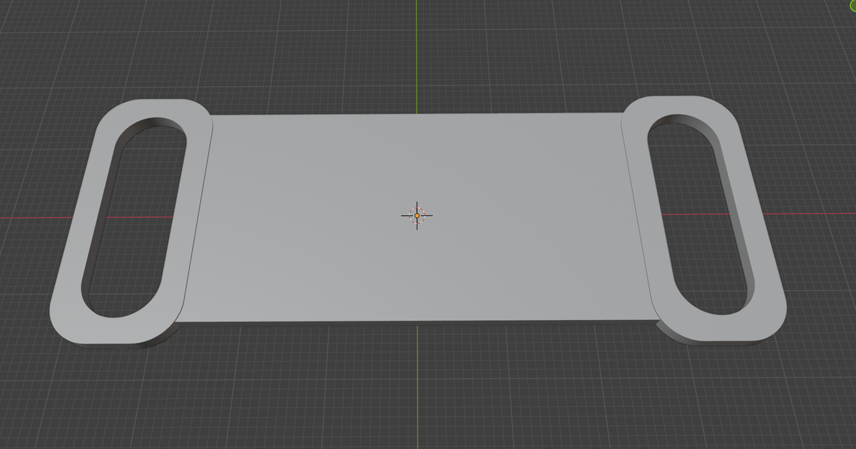 Pet Collar Tag no text by Alexander Damatzis Download free STL model