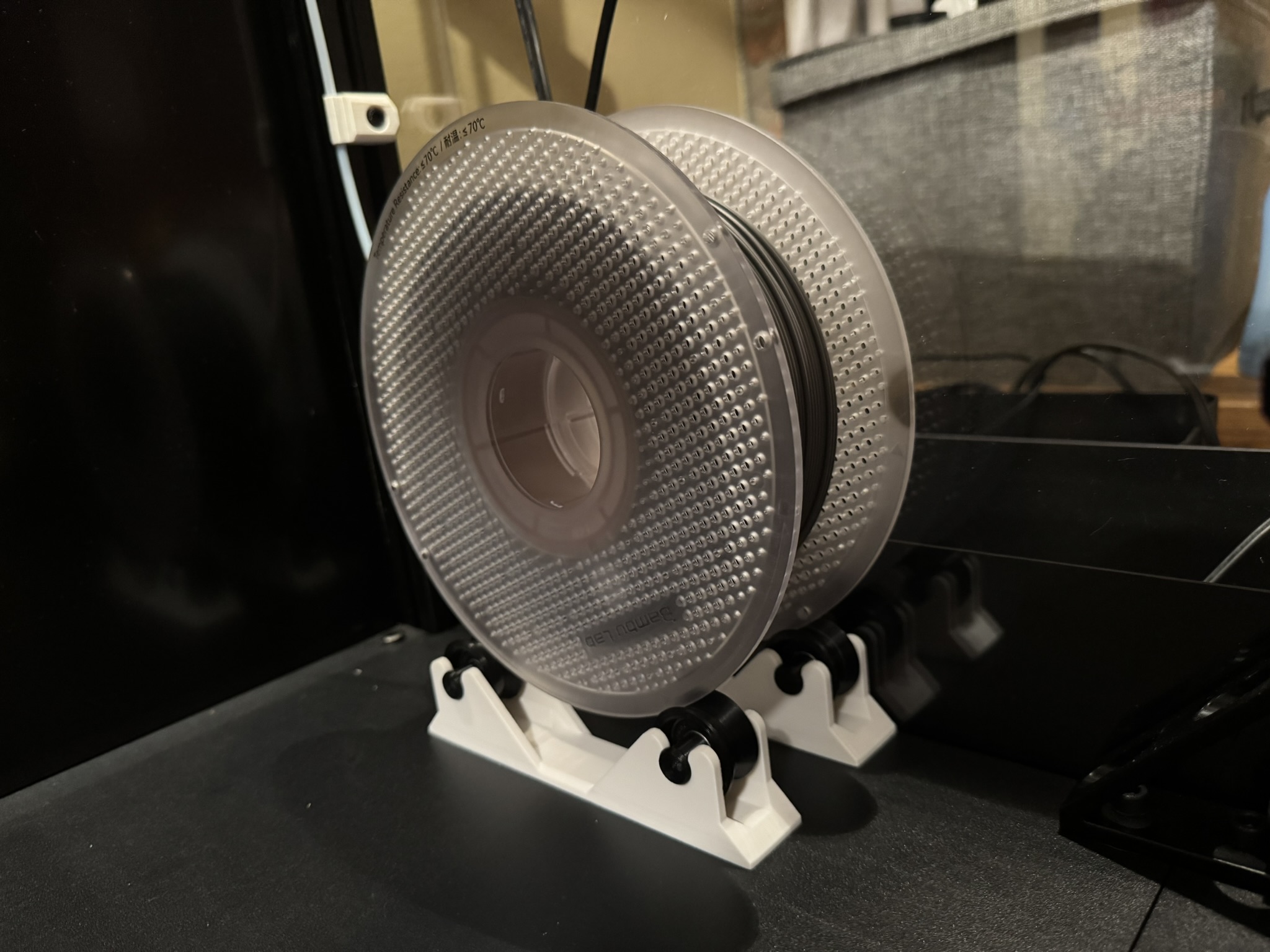 Magnetic Spool Rollers/Holder - RatRig Style — miniatura 3