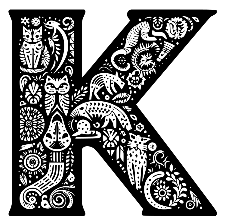 Crazy alphabet: Letter K