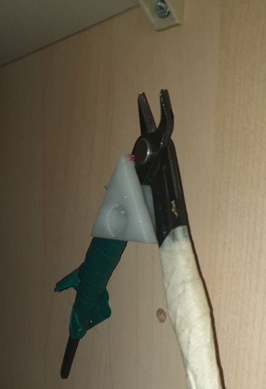 Minimalistic holder for pliers