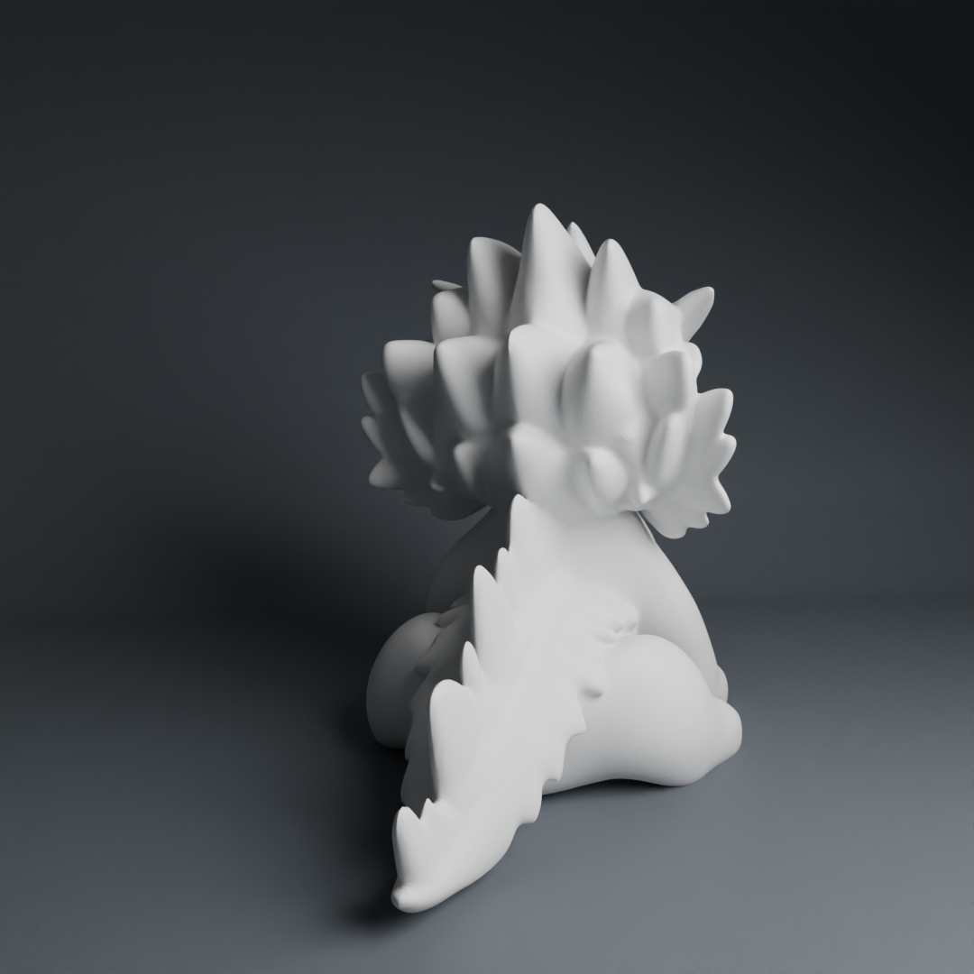 Miniatura 4 do modelo 3D Cute stylized dragon