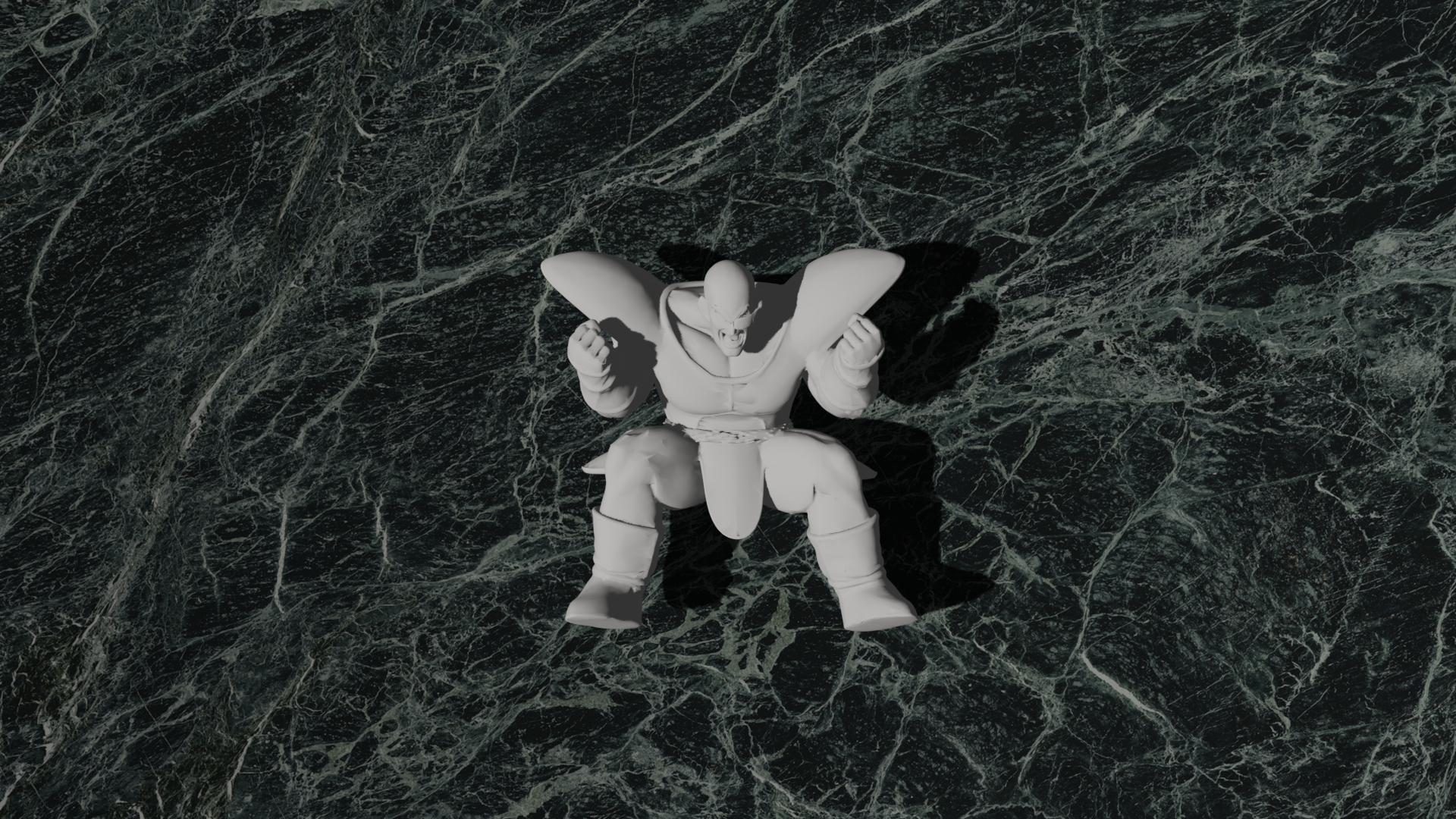 Nappa Dragon Ball Z #28 optimized for 3D Printing