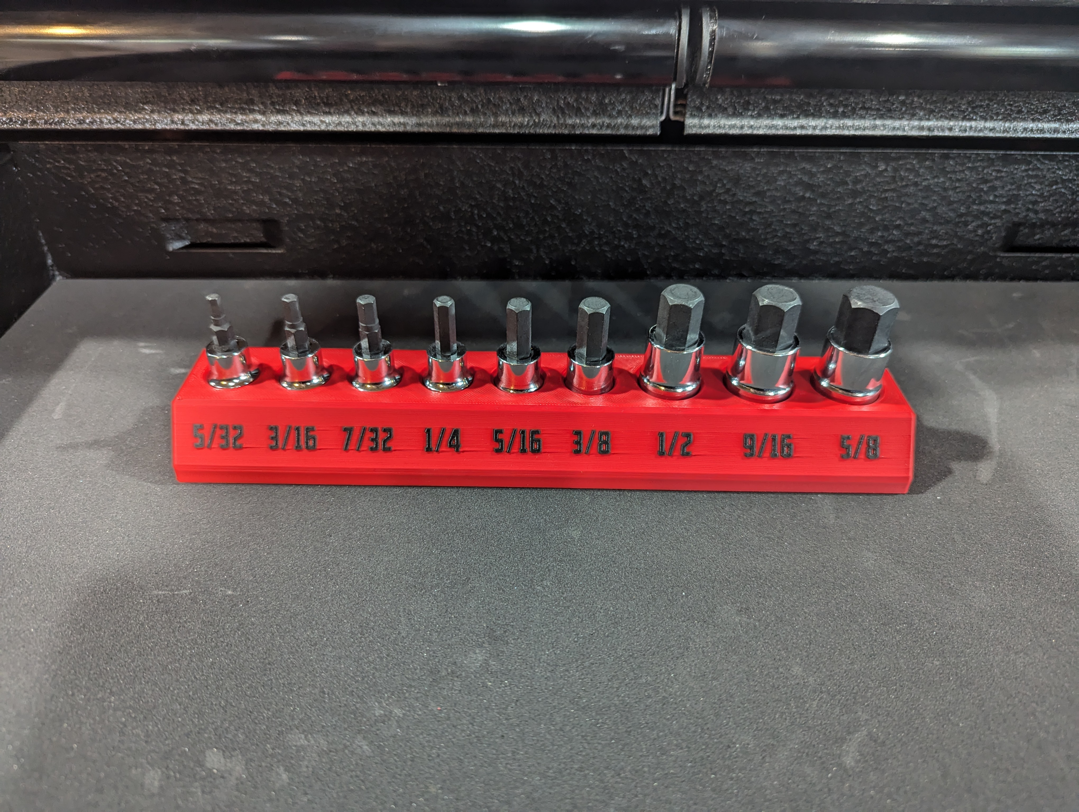 Hex Bit Socket Set Holder (9PC. Pittsburgh)