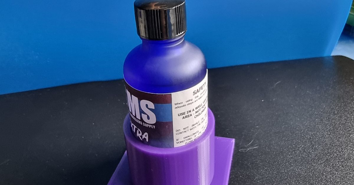 Glue holder For SMS glue bottle by David Thomas Download free STL