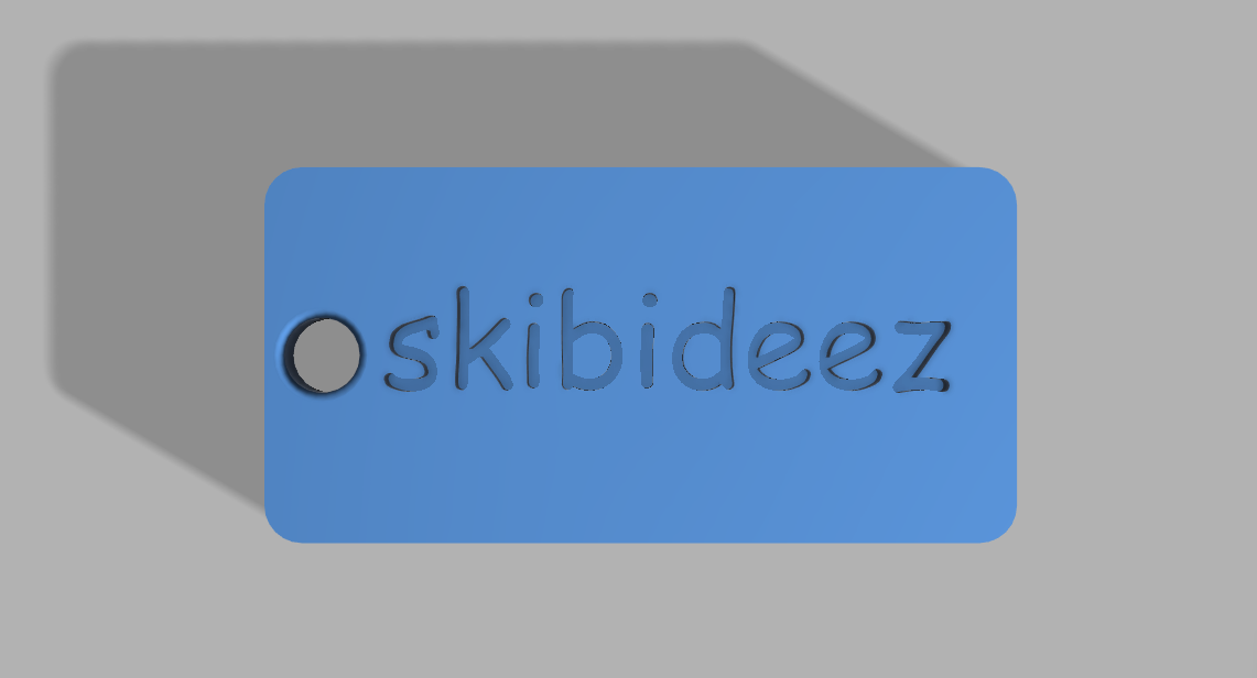 Comic Sans Skibideez Keychain — miniatura 2