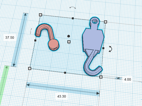 Tow hook replacements for toys