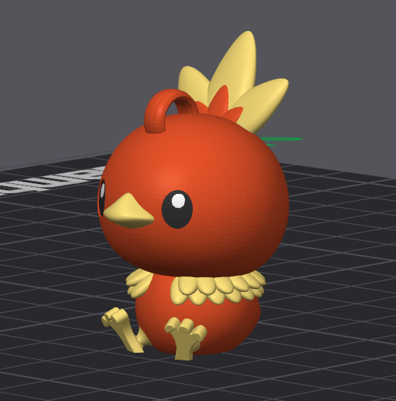 Torchic Keychain