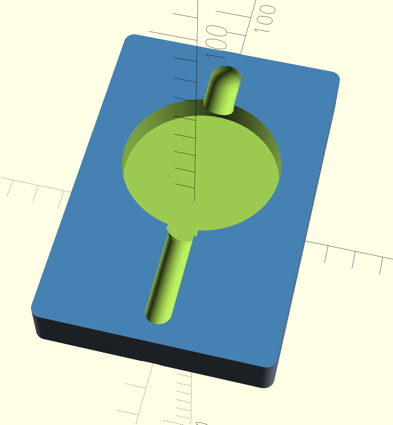 Miniatura 2 do modelo 3D Gridfinity Dial Test Indicator Holder (Parametric — OpenScad)